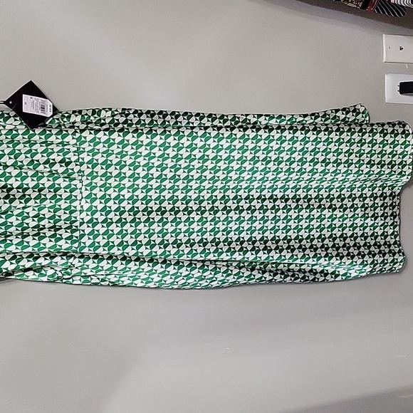 Ava and Viv 3x Green and White Party Dress - Picture 3 of 7